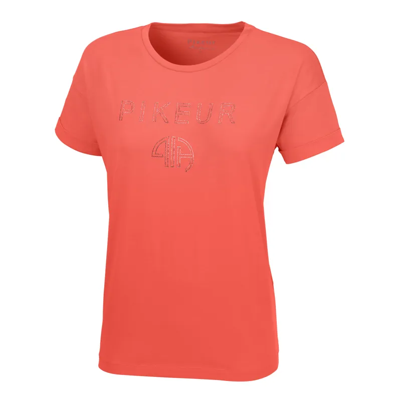 Pikeur Tiene Athleisure Ladies T-Shirt - Coral Pink